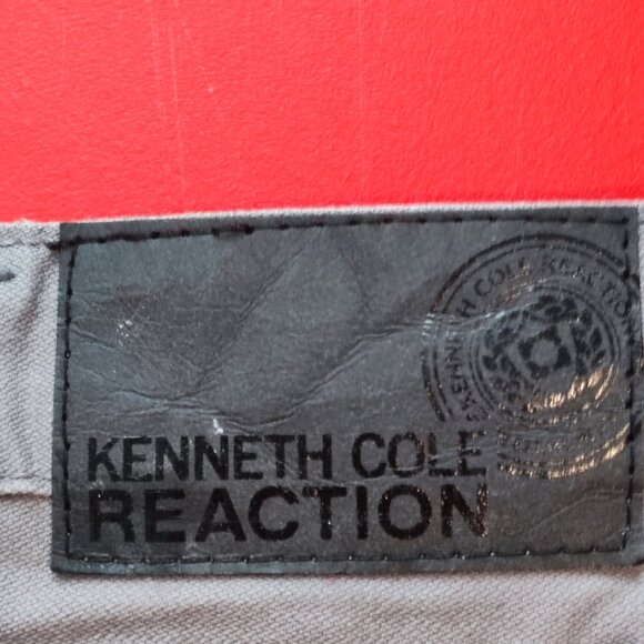 Kenneth Cole Reaction casual pants straight grey men's size 38x32 - Picture 5 of 10